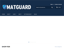 Tablet Screenshot of matguardusa.com